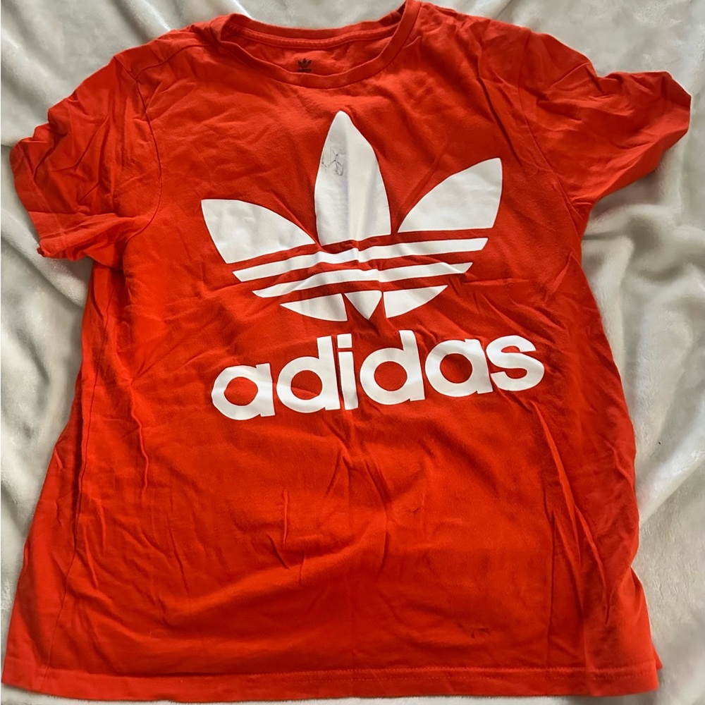 Adidas Kids' Bright Red Tee